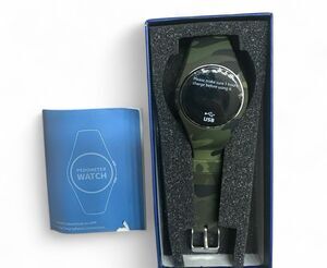 New Green Camo LED Pedometer Watch Direct USB Charging (No cables needed)